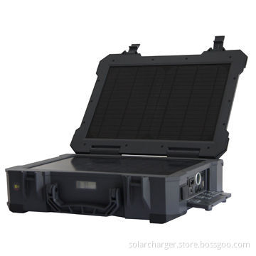 Portable solar power systems case/solar power case